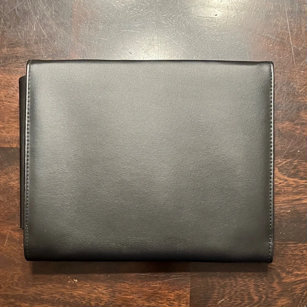 BMW Black Document Pouch with Roundel Logo Accent